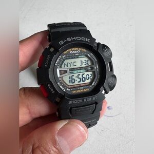 G-Shock Mudman G-9000 Digital Watch Used, Dual Illuminator